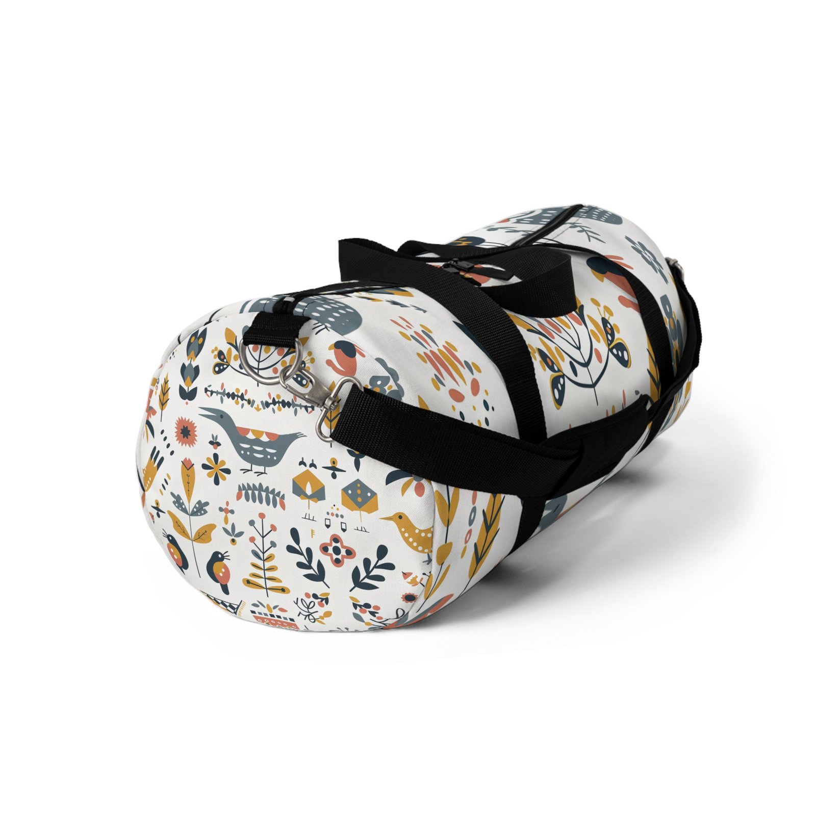 Floral Pattern Duffel Bag | Stylish Travel Tote, Gym Bag, Weekend Getaway, Gift for Her, Unique Overnight Bag - Image 7