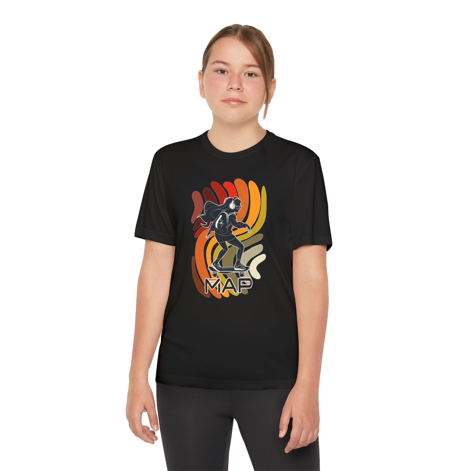 Youth Adventure Tee - Perfect for Active Kids, Sportswear, Birthday Gift, Summer Fun, Skateboarding Shirt - Image 5