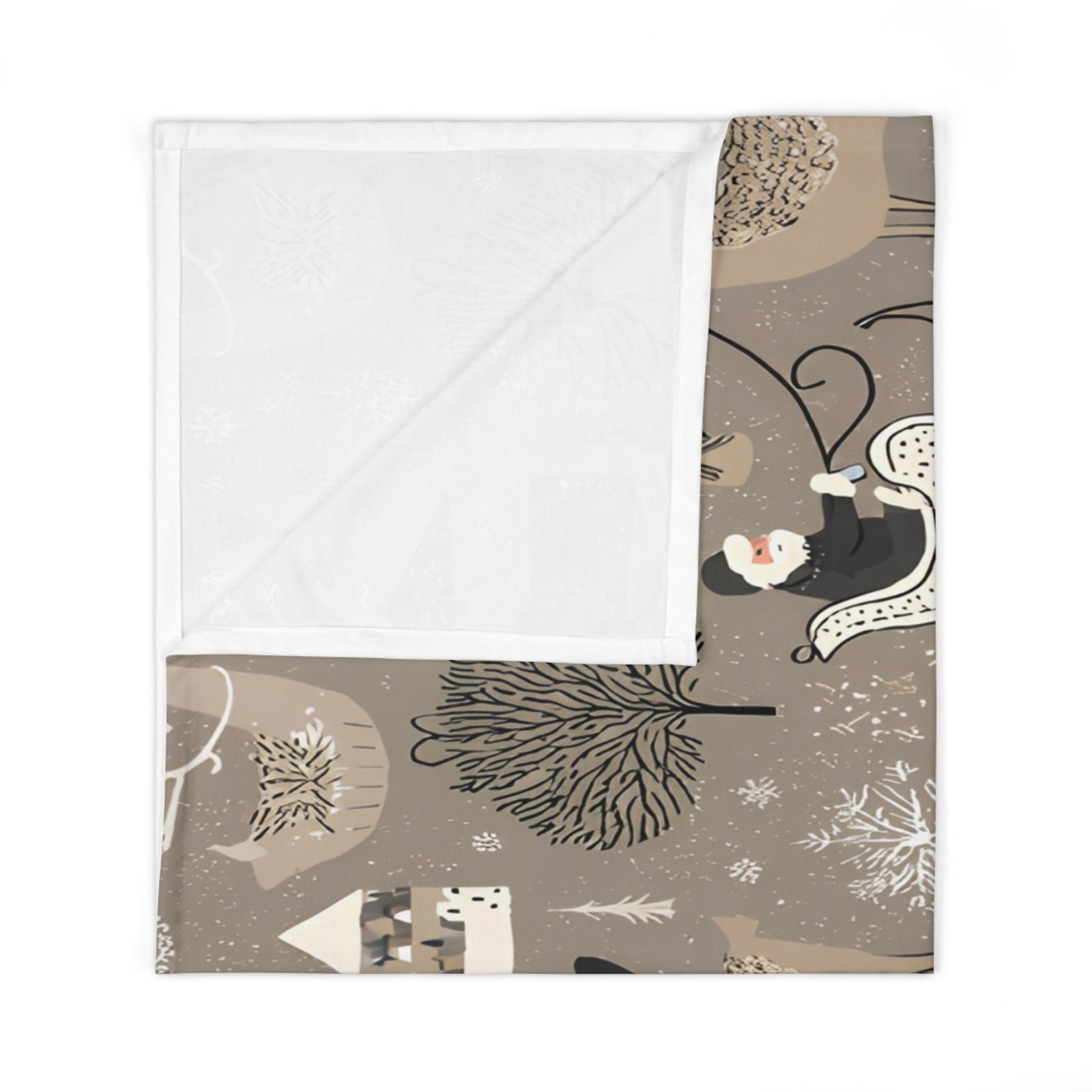 Cozy Christmas Baby Swaddle Blanket, Winter-Themed Nursery Use, Perfect Gift for Newborns, Holiday Decor, Baby Shower Gift - Image 4