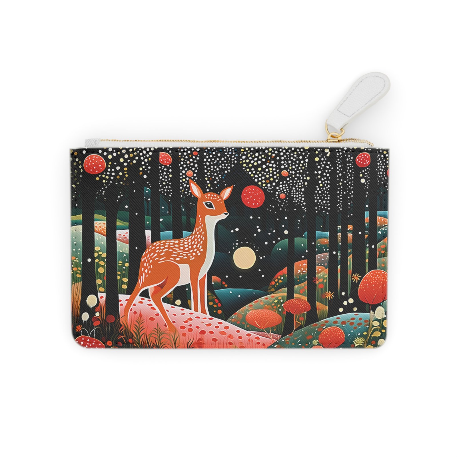 Whimsical Forest Mini Clutch Bag – Ideal for Night Out, Gifts, or Everyday Use, Nature Lover Accessory, Unique Pouch, Trendy Handbag