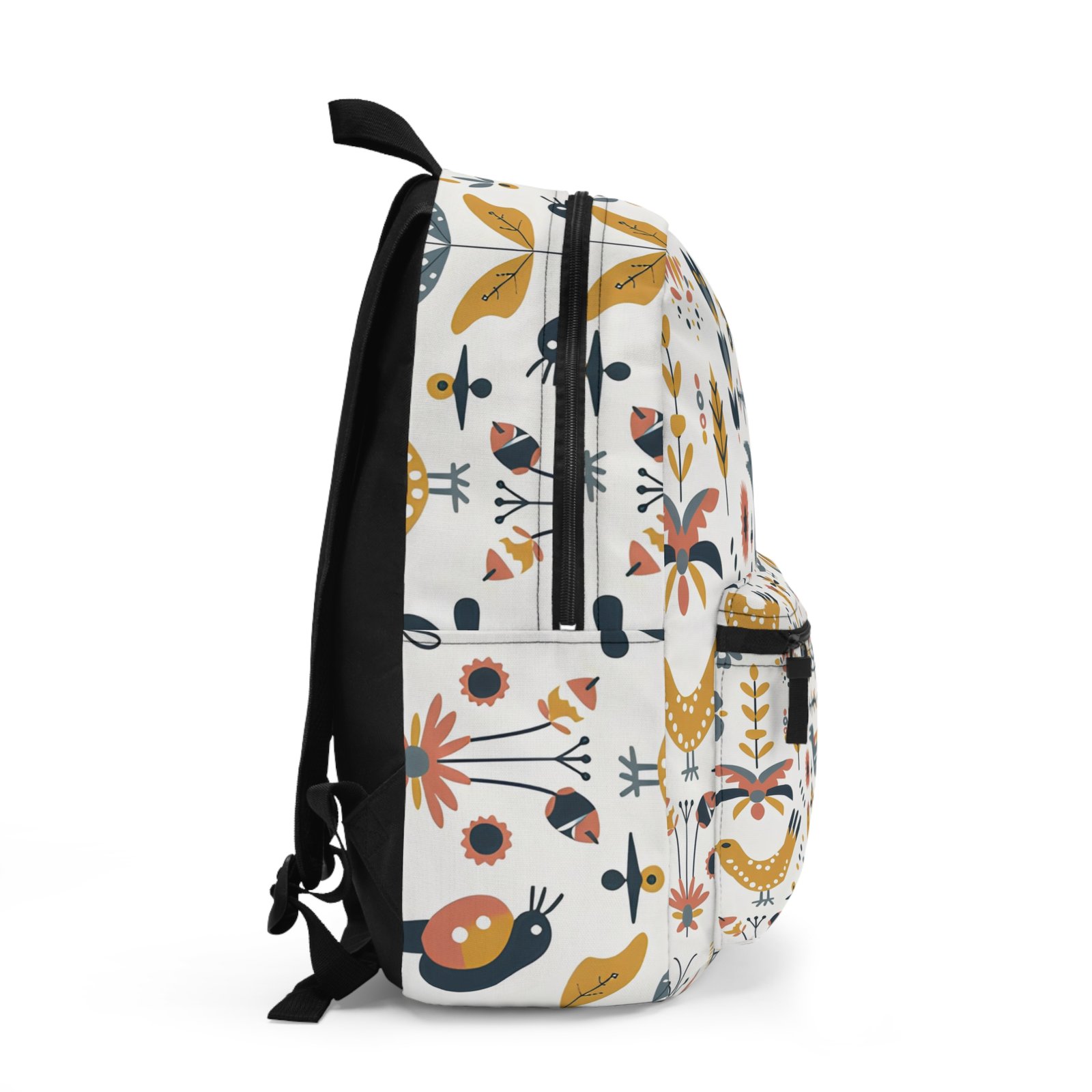 Colorful Floral Backpack, Trendy Bag for Students, Back to School Essentials, Cute Everyday Carry - Image 2