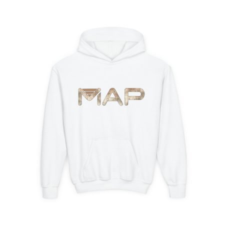 MAP Youth Hoodie - Cozy Sweatshirt for Teens, Perfect for Casual Wear, Gifts, Parties, and Everyday Outfits