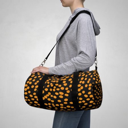 Stylish Polka Dot Duffel Bag - Travel Companion, Gym Gear, Weekend Getaway, Fitness Bag, Sports Equipment, Fun Travel Accessory