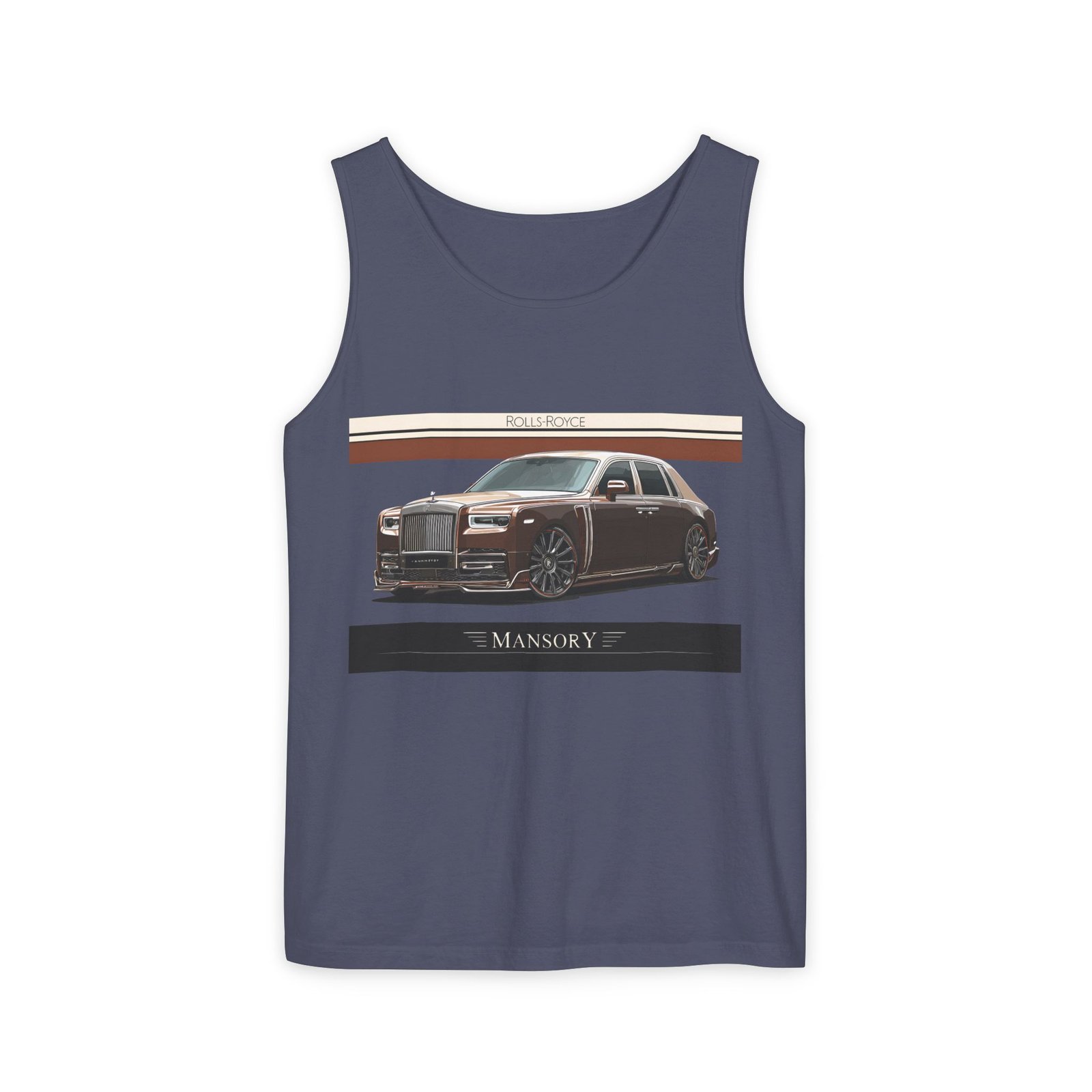 Luxury Car Graphic Unisex Tank Top, Casual Summer Wear, Perfect Gift for Car Enthusiasts, Birthday, Father's Day, Car Show Merchandise - Image 36
