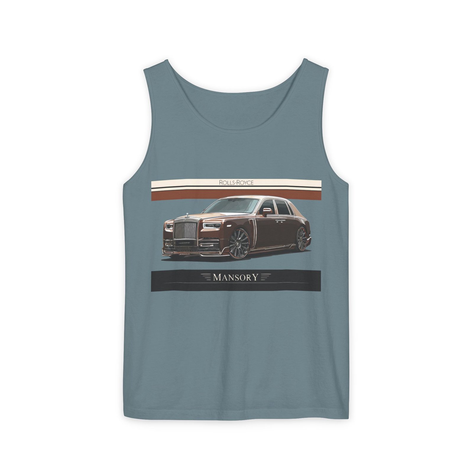 Luxury Car Graphic Unisex Tank Top, Casual Summer Wear, Perfect Gift for Car Enthusiasts, Birthday, Father's Day, Car Show Merchandise - Image 33