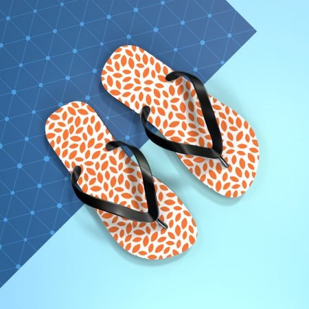 Stylish Floral Flip Flops, Summer Footwear, Beach Sandals, Vacation Shoes, Resort Flip Flops, Comfortable Outdoor Footwear