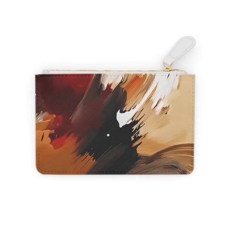 Stylish Mini Clutch Bag, Abstract Art Clutch, Makeup Bag, Evening Purse, Travel Wallet