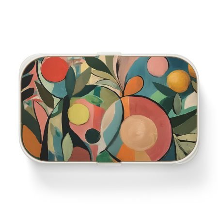 Colorful Bento Lunch Box for Meal Prep, Eco-Friendly Lunch Container, Stylish Food Storage, Modern Lunchbox, Vibrant Bento Box