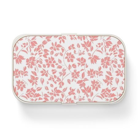 Charming Floral Bento Lunch Box, Eco-Friendly Food Container, Stylish Meal Prep Box, Perfect for School, Work, Picnics, Gifting