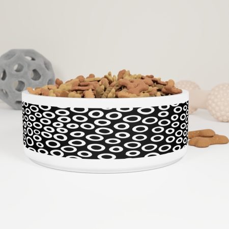Trendy Pet Bowl, Decorative Dog Bowl, Modern Cat Dish, Pet Dining, Gift for Pet Lovers, Unique Pet Accessories