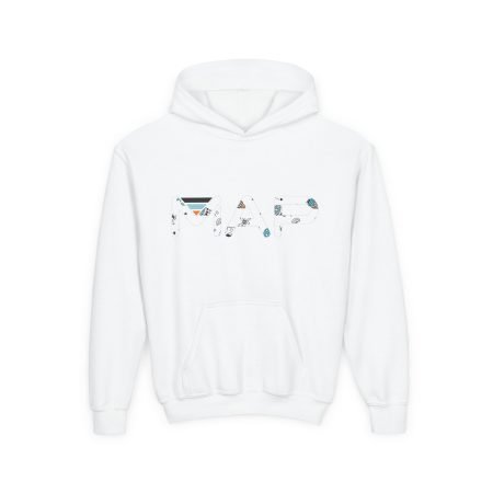 Cozy Adventure Youth Hooded Sweatshirt - Perfect for Casual Outings, Gifts for Kids, Outdoor Fun, Birthdays, School Events