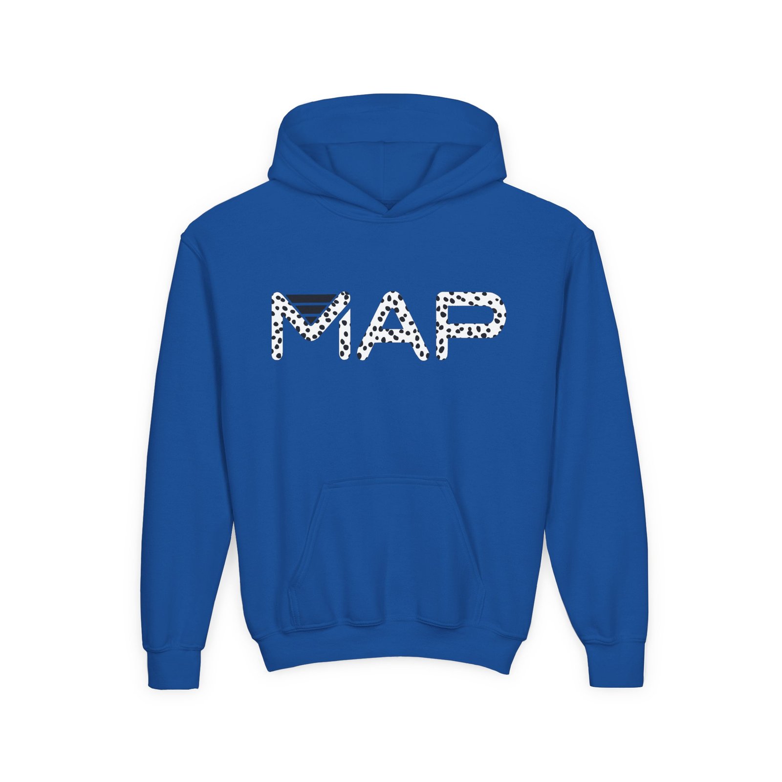 Stylish Youth Hoodie with MAP Design, Cozy Pullover for Teens, Perfect for Casual Wear, Gifts for Birthdays, Holidays - Image 6