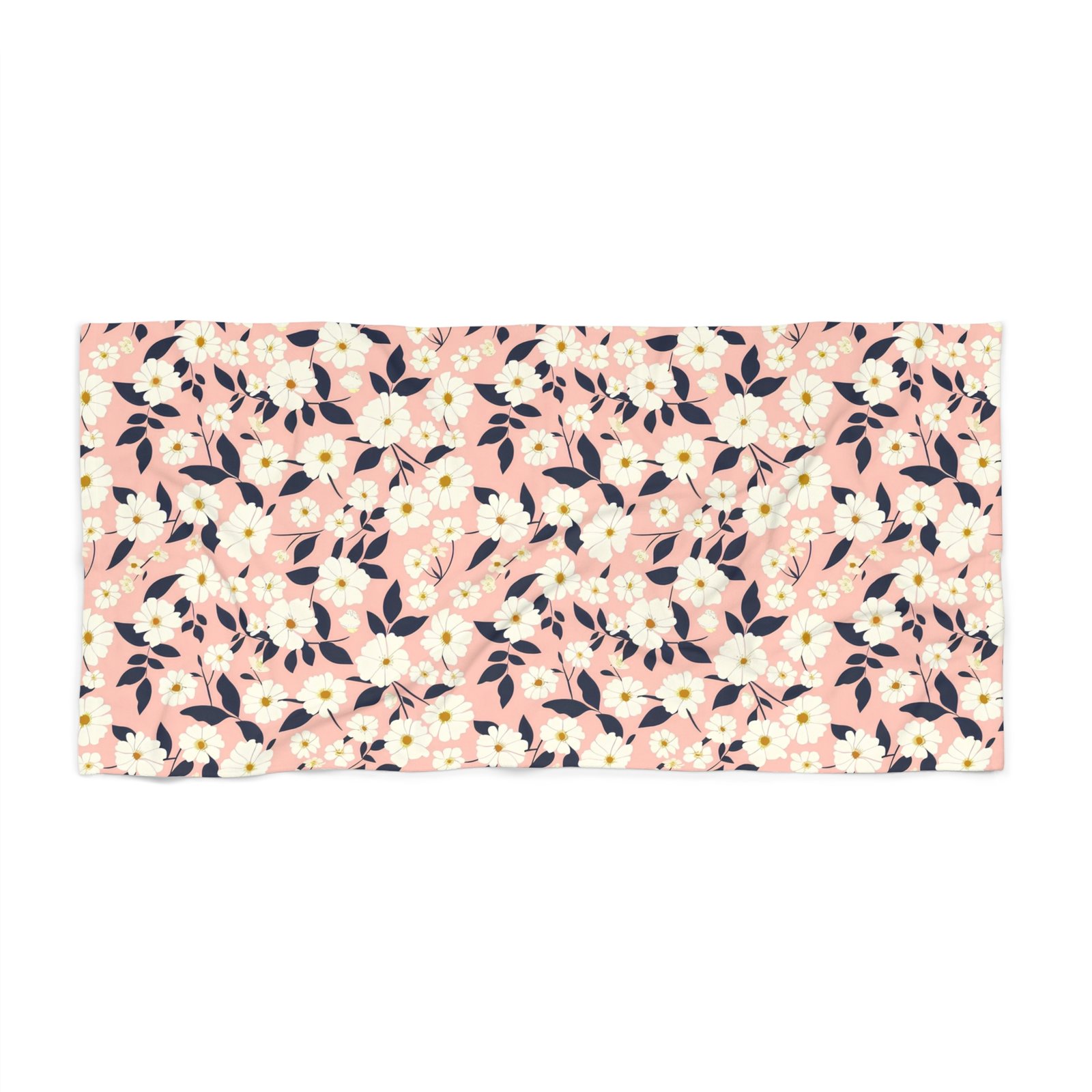 Floral Beach Towel, Summer Essentials, Poolside Relaxation, Gifts for Beach Lovers, Vacation Must-Have, Soft Quick-Dry Towel - Image 2