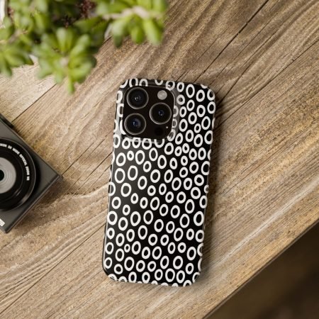 Trendy Phone Case, Slim Case for iPhone, Unique Black and White Design, Stylish Mobile Cover for Fashion Lovers, Gift for Friends and [...]