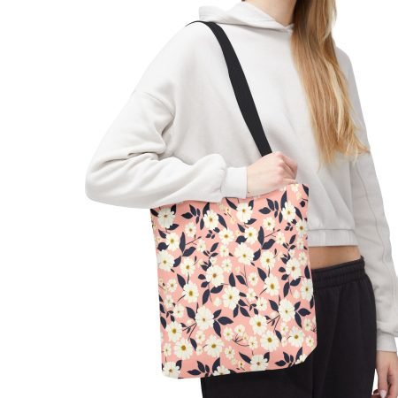 Floral Print Tote Bag | Eco-Friendly Shopping Bag, Beach Essentials, Gift for Her, Summer Accessory, Running Errands