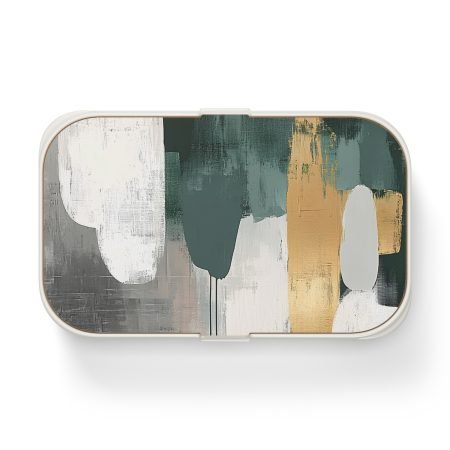 Chic Bento Lunch Box, Geometric Food Container, Stylish Meal Prep Box, Eco-Friendly Lunch Storage, Perfect for Work or School