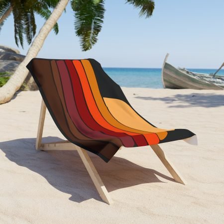 Stylish Sunset Beach Towel, Vibrant Summer Towels for Pool Days, Perfect for Beach Trips and Picnics, Unique Gift Idea