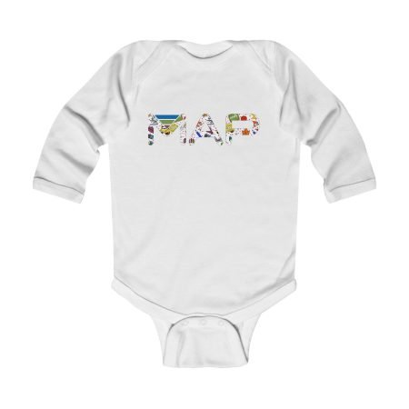 Colorful Infant Long Sleeve Bodysuit - Baby Shower Gift, Cute Toddler Outfit, Customizable Baby Apparel, Child's Birthday Gift, Holiday Wear
