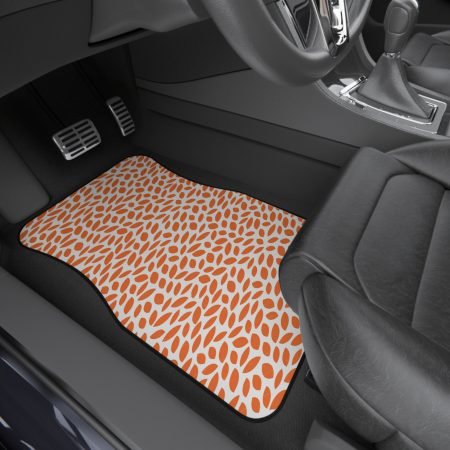 Stylish Car Mats Set, Unique Vehicle Floor Mats, Modern Car Interior Accessory, Great Gift for Car Lovers, Easy Clean Car Mats