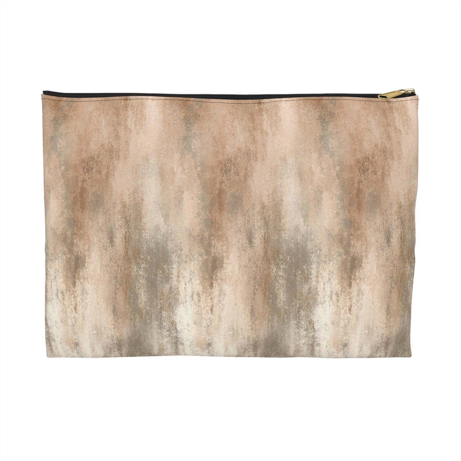 Rustic Chic Accessory Pouch | Earthy Makeup Bag | Travel Organizer | Gift for Her | Everyday Purse Essentials | Neutral Toned Zipper Pouch