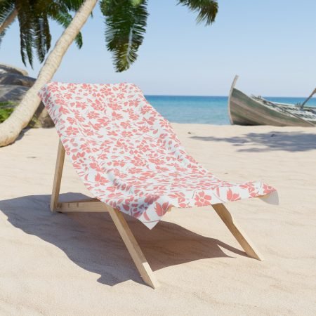 Chic Floral Beach Towel - Perfect for Summer Days, Poolside Relaxation, Beach Trips, Gift for Beach Lovers, Vacation Essential