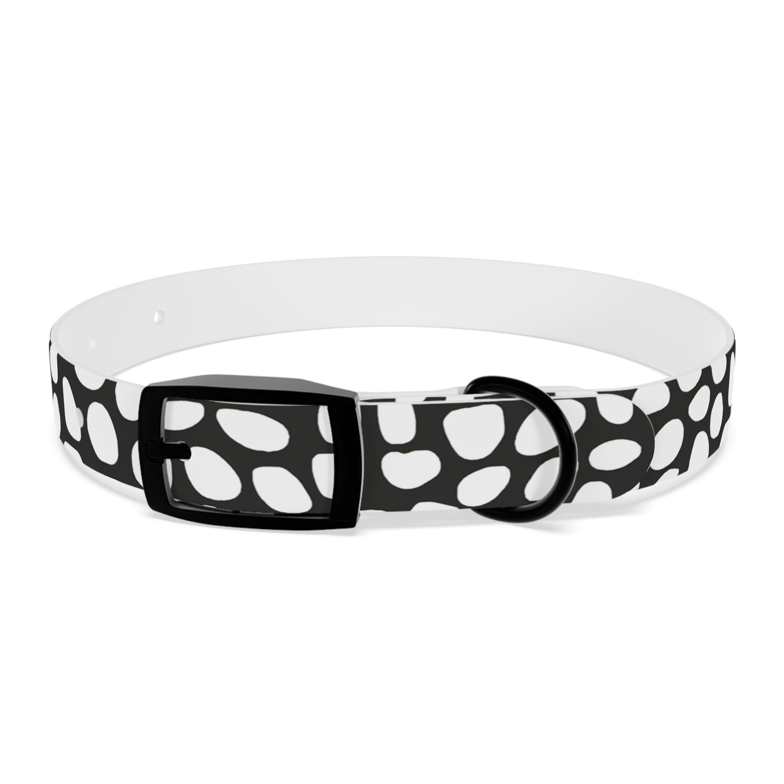 Stylish Dog Collar, Trendy Pet Accessory, Dog Lover Gift, Custom Pet Gear, Black & White Design - Image 2