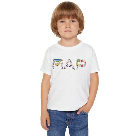 Colorful Toddler T-Shirt with MAP Design, Kids Gift, Educational Apparel, Travel Theme Shirt, Birthday Outfit