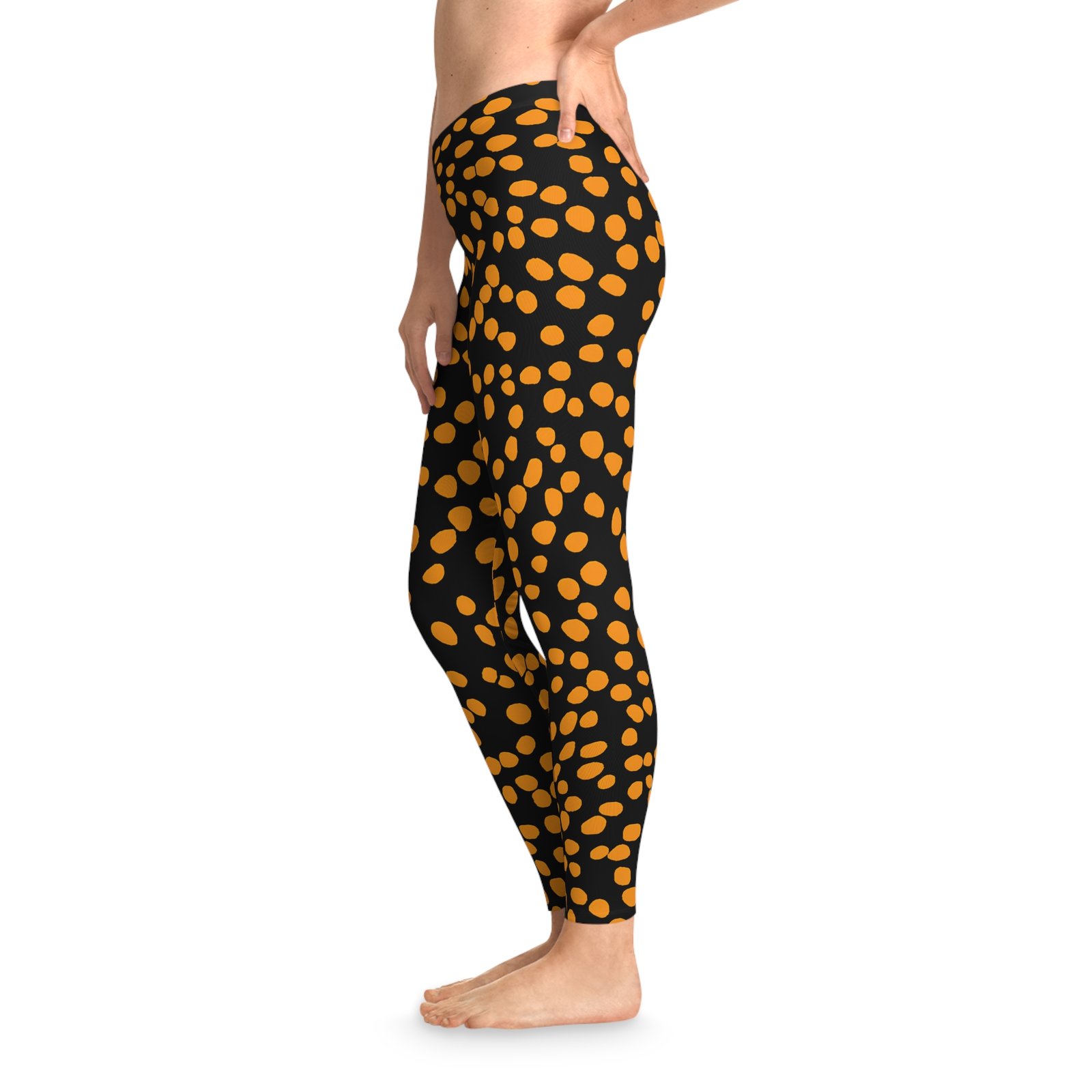 Trendy Patterned Leggings, Stylish Fitness Wear, Casual Everyday Pants, Great for Yoga & Dance, Unique Gift for Fitness Lovers - Image 2