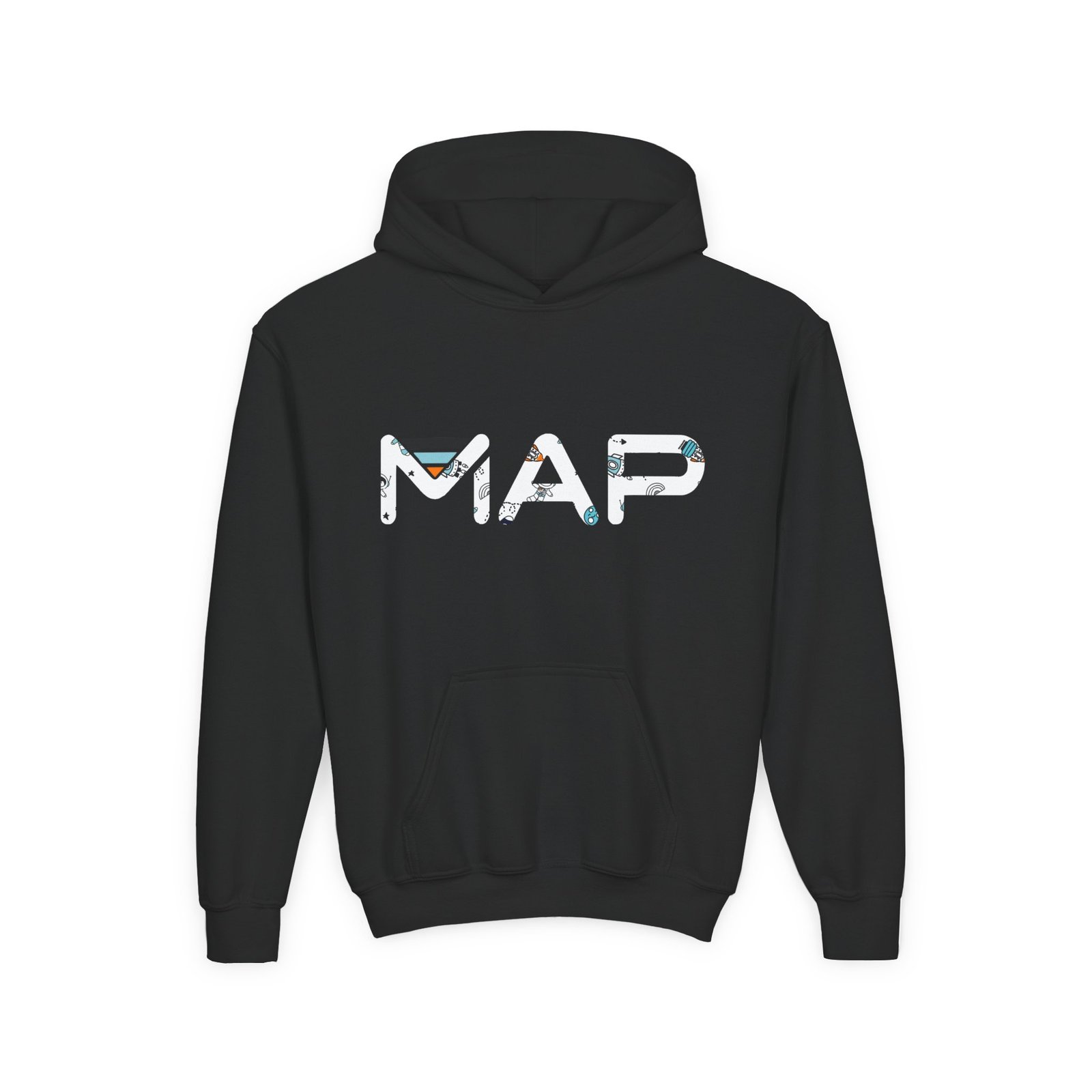 Cozy Adventure Youth Hooded Sweatshirt - Perfect for Casual Outings, Gifts for Kids, Outdoor Fun, Birthdays, School Events - Image 2