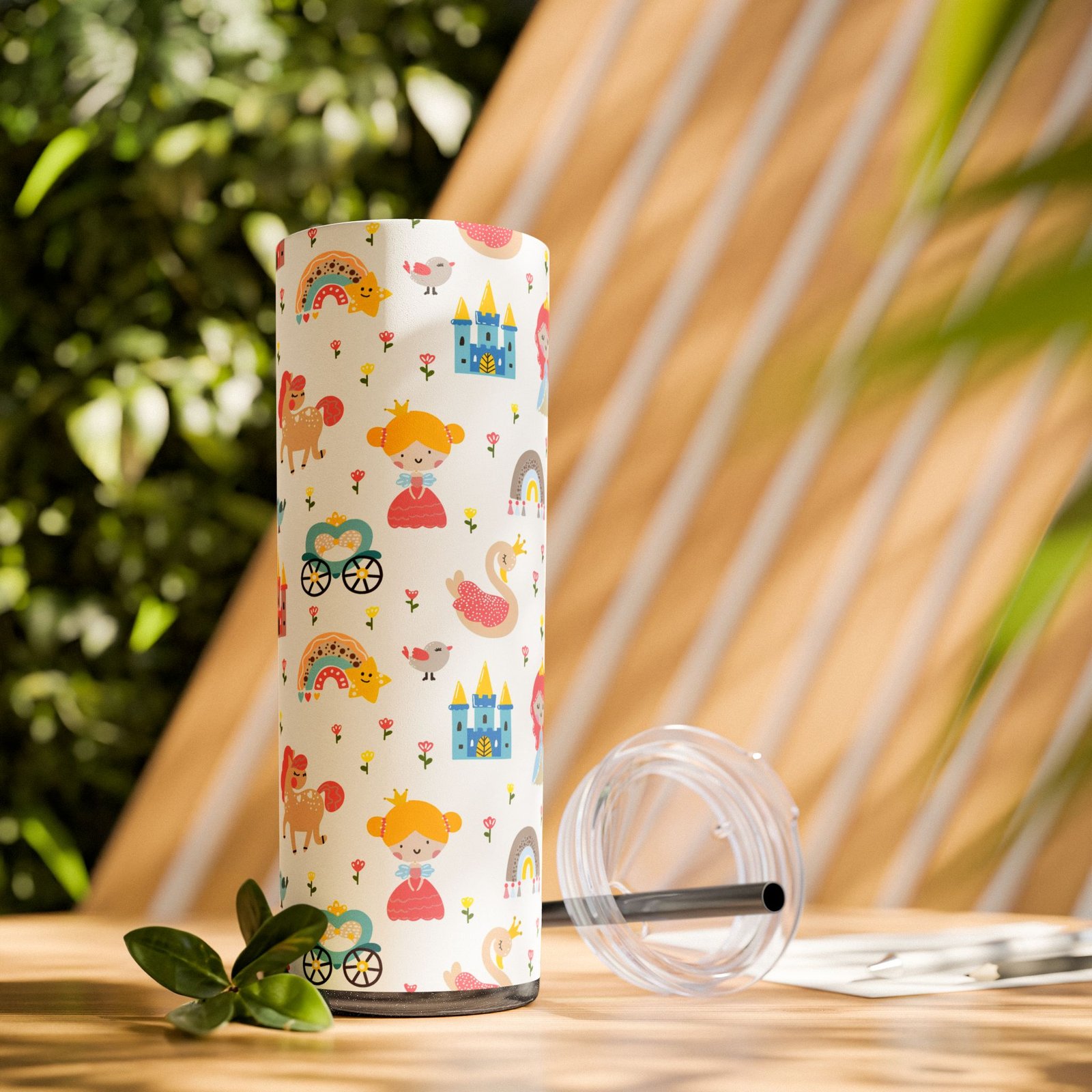 Skinny Tumbler with Straw, 20oz