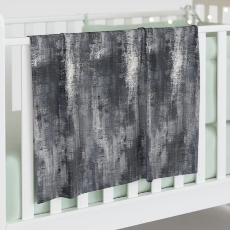 Modern Baby Swaddle Blanket, Cozy Infant Wrap, Soft Nursery Bedding, Newborn Shower Gift, Stylish Baby Gift