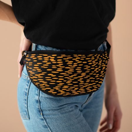 Patterned Fanny Pack for Festivals, Outdoor Activities, Travel, Casual Everyday Use, Fun Accessories