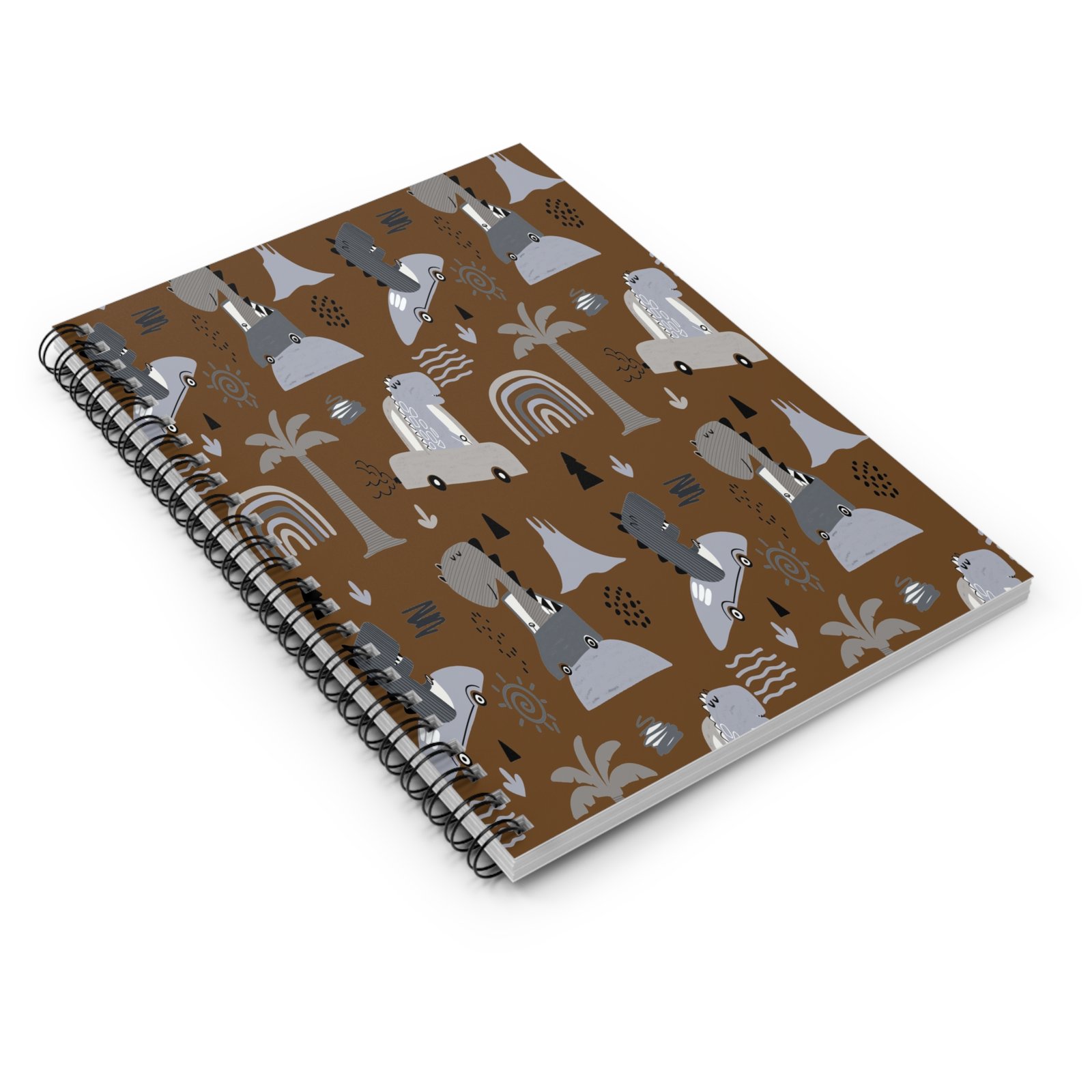 Adventure-themed Spiral Notebook, Cute Animal Design Journal, Perfect for Travelers, Students, Gift for Nature Lovers, Writing Companion - Image 2
