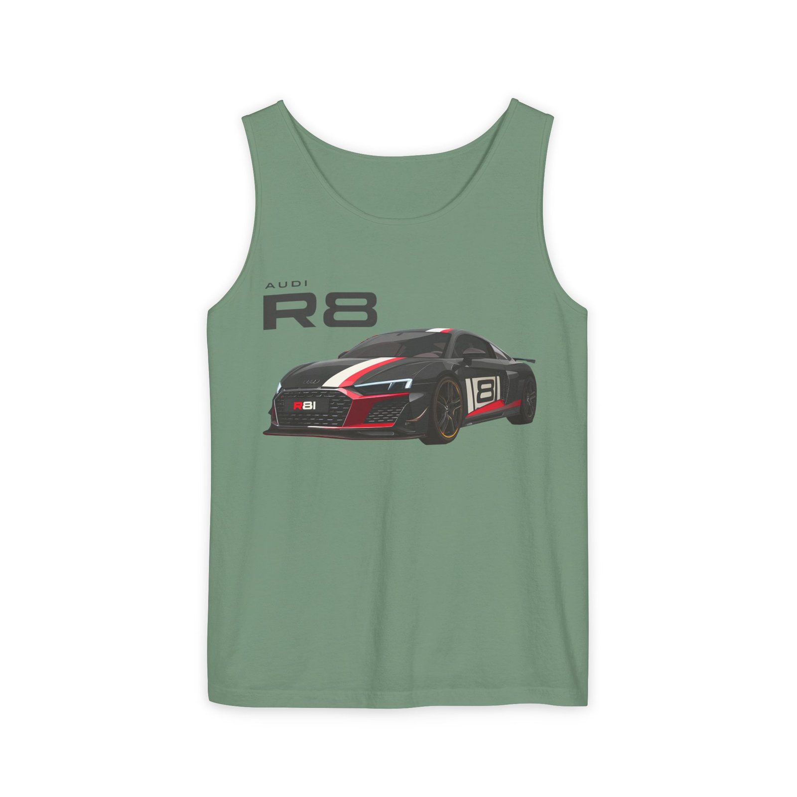 R8 Race Car Unisex Tank Top, Breathable Summer Top, Casual Wear, Gift for Car Enthusiasts, Sports Apparel, Comfortable Tank Top - Image 21