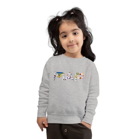 Map Design Toddler Sweatshirt - Cozy Kids Apparel, Toddler Gift, Travel Theme, Educational Wear, Adventure Outfits