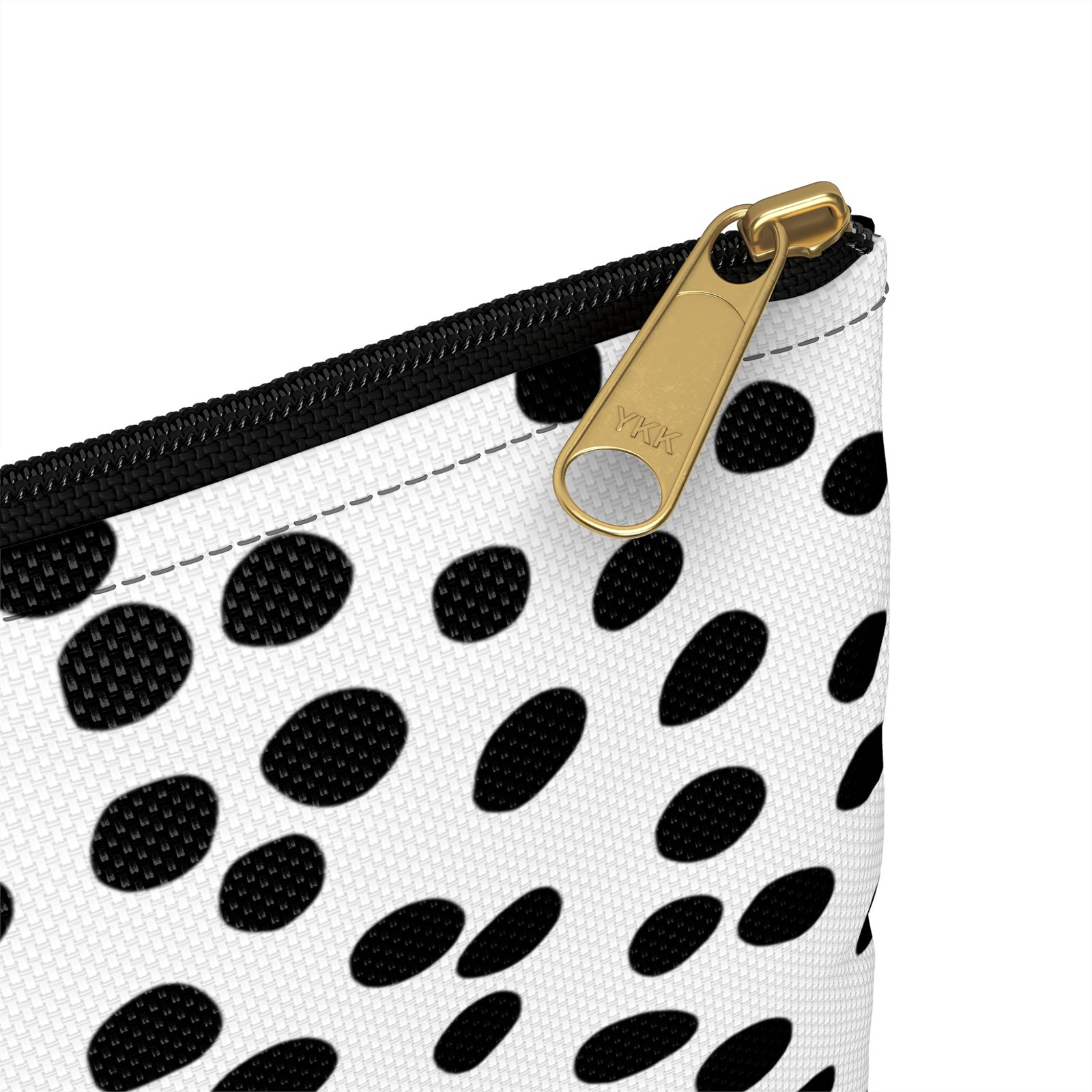 Black and White Polka Dot Accessory Pouch | Makeup Bag, Travel Organizer, Gift for Her, Stylish Clutch, Fun Storage Solution - Image 2