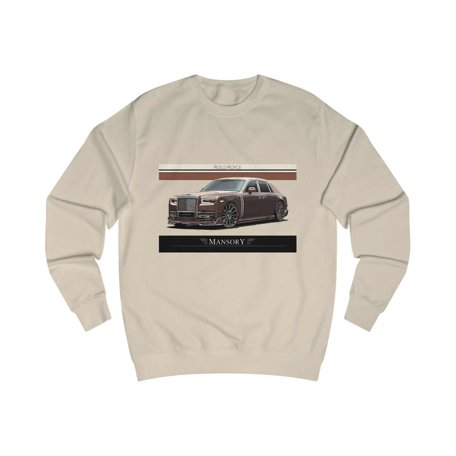 Stylish Unisex Sweatshirt with Luxury Car Design, Casual Wear, Gift for Car Enthusiasts, Streetwear Hoodie, Men's Fashion, Cozy Clothing - Image 4