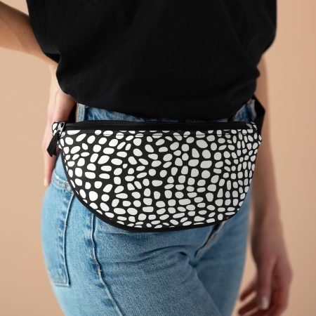 Stylish Patterned Fanny Pack | Travel Accessory, Festival Bag, Casual Wear, Gift for Adventurers, Adjustable Waist Bag