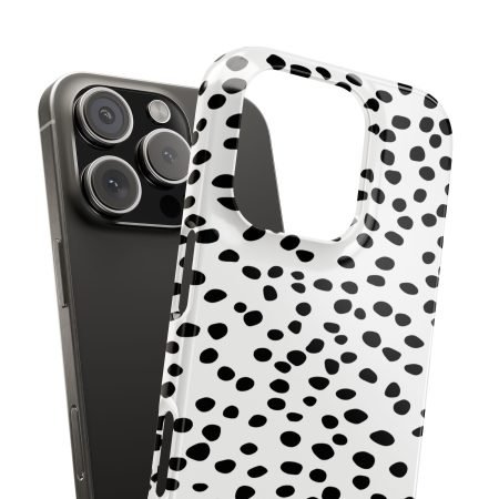 Stylish Slim Phone Case - Modern Dotted Design, Phone Cover, Tech Accessory, Trendy Gift, Minimalist Style