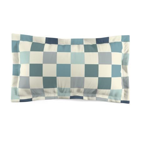 Stylish Microfiber Pillow Sham, Cozy Bed Decor, Modern Bedroom Accessory, Relaxing Gift, Home Textile, Home Decor