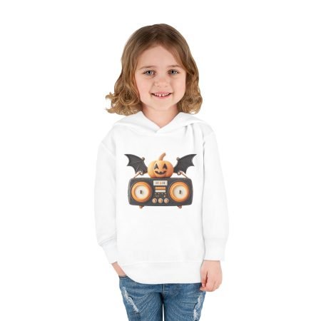 Halloween Pumpkin Bat Toddler Hoodie | Cozy Pullover, Kid's Fall Outfit, Spooky Season Wear, Cute Holiday Gift, Toddler Costume