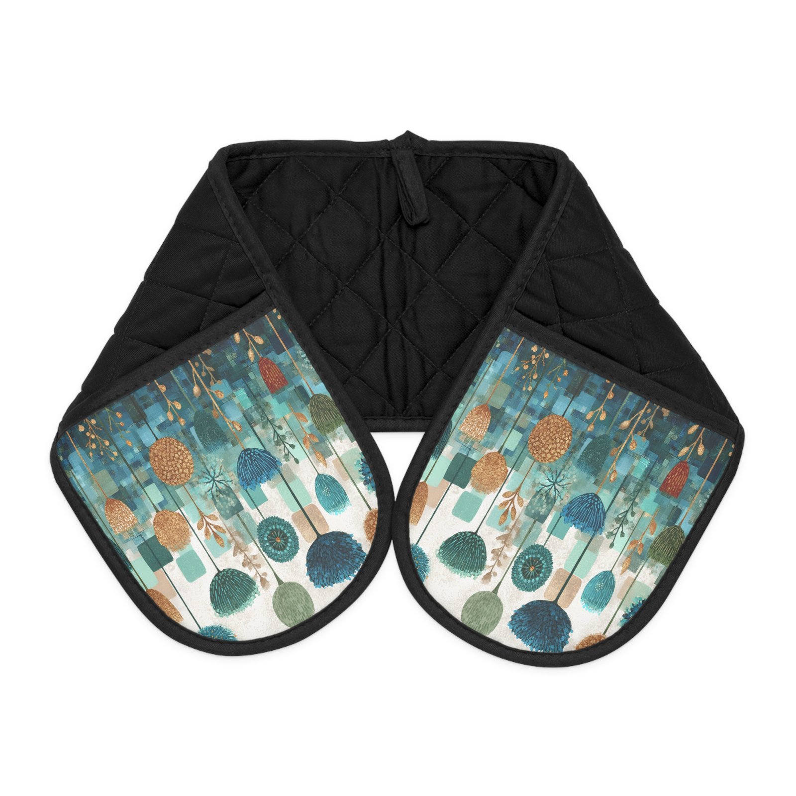 Stylish Oven Mitts with Unique Design | Kitchen Accessory, Gift for Housewarming, Cooking, Baking, Home Decor - Image 3