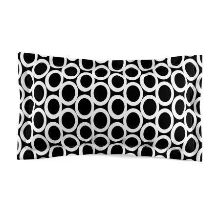 Chic Microfiber Pillow Sham for Modern Decor, Black and White Patterned Accent Pillowcase, Stylish Bedroom Accessories, Gift Idea, [...]