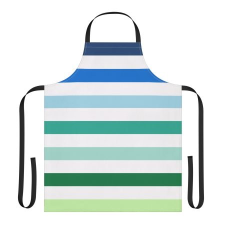 Colorful Striped Apron with 5 Adjustable Straps, Cooking Gift, Baking Accessory, BBQ Apron, Kitchen Decor, Chef Gift