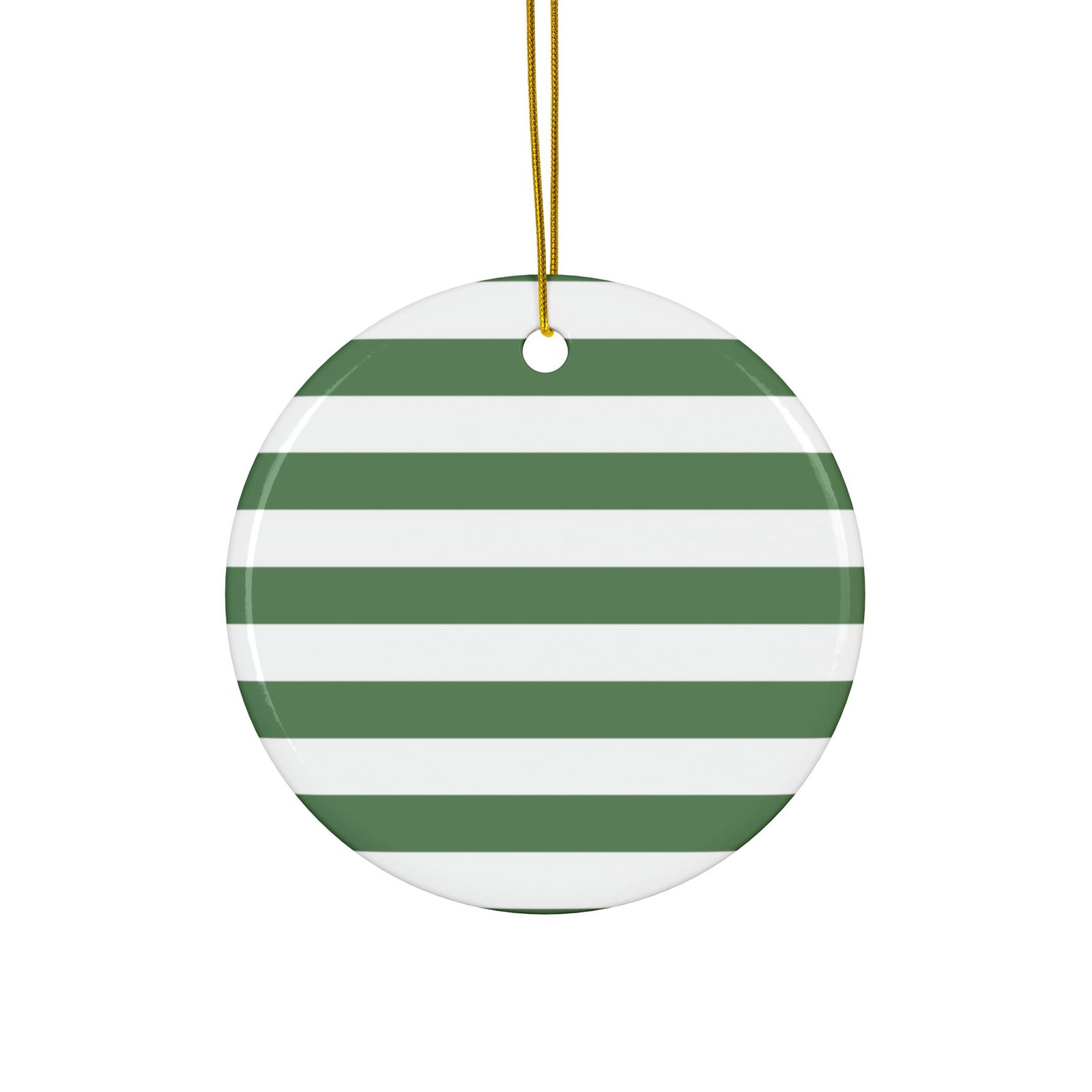 Ceramic Ornaments, 2-Side Print, (1pc, 3pcs, 5pcs, 10pcs)