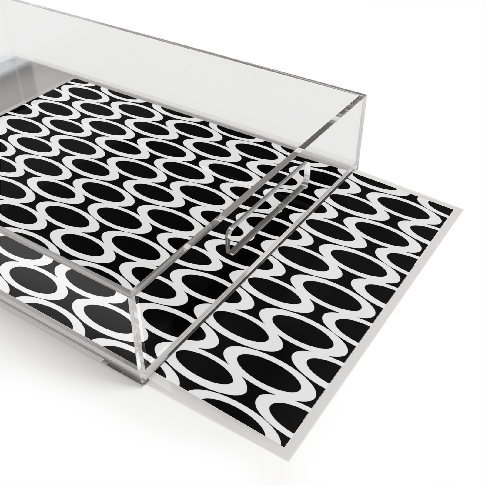 Modern Acrylic Serving Tray - Chic Home Decor, Stylish Gift, Entertaining Essentials, Kitchen Organizer, Unique Housewarming Present - Image 3