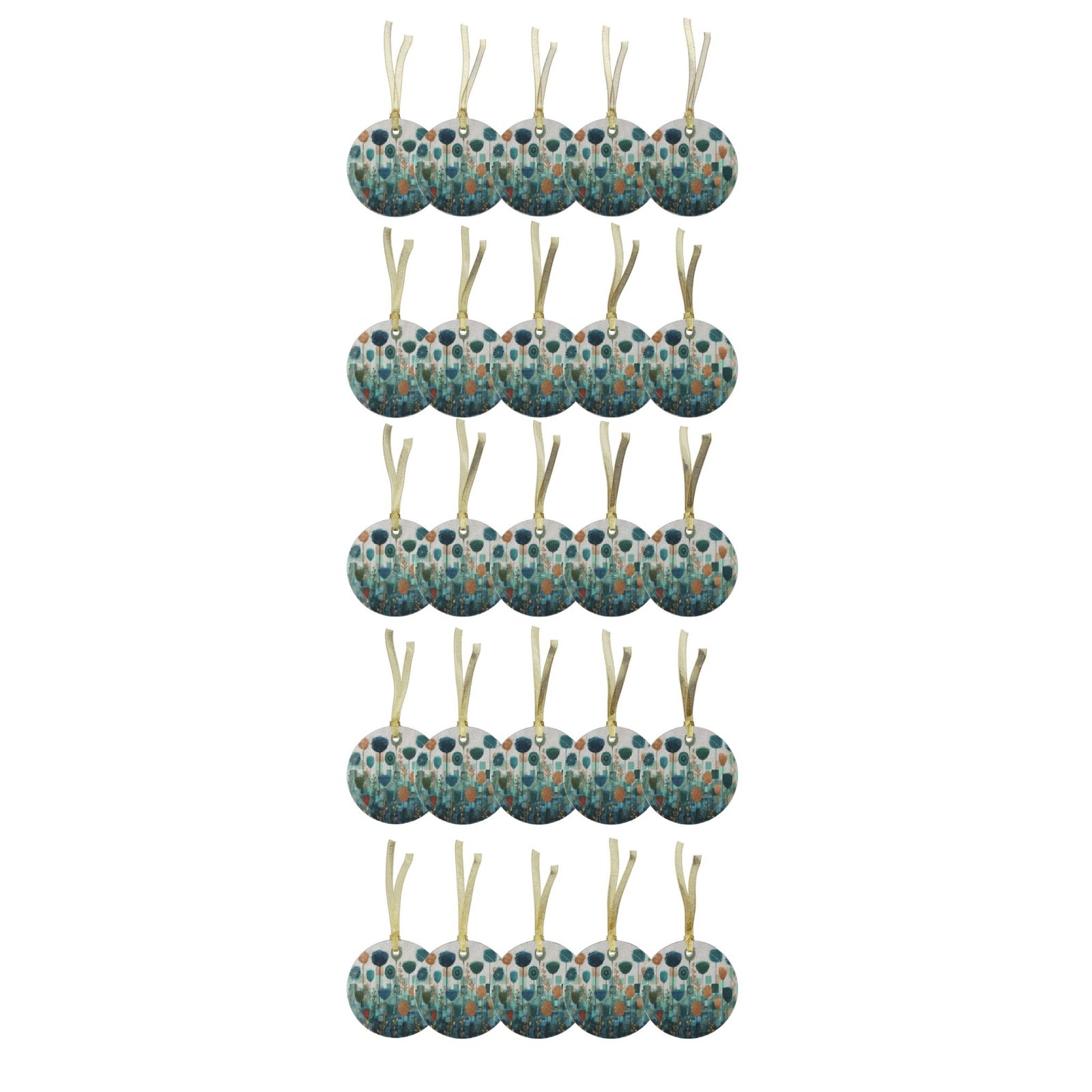 Beautiful Floral Glass Ornaments, Elegant Holiday Decor, Unique Gift for Christmas, Keepsake for Celebrations, Whimsical Home Accent - Image 5