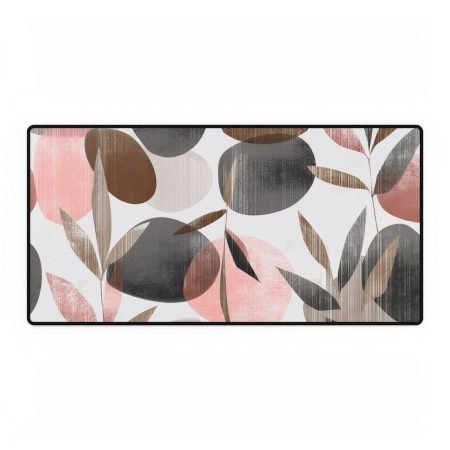 Chic Desk Mats for Stylish Home Offices, Floral Desk Decor, Office Accessories, Mouse Pad, Gift for Work, Desk Organization