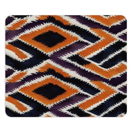 Stylish Tribal Pattern Mouse Pad - Vibrant Desk Accessory, Colorful Office Decor, Gift for Gamers, Students, and Professionals