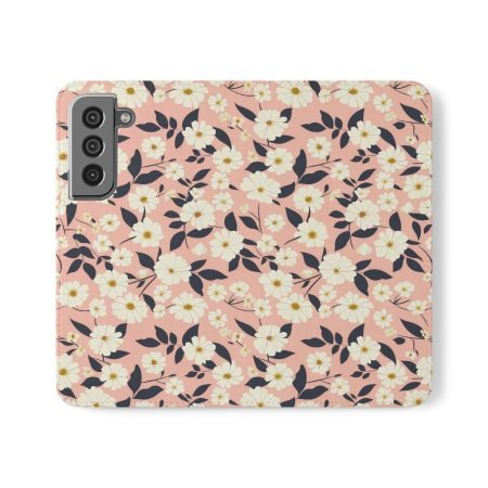 Floral Flip Cases for Phones | Stylish Phone Cover | Perfect for Gifts | Fun Accessories for Women | Spring Vibes, Lightweight, Customizable